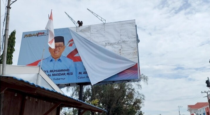 Masa Tenang Pilkada Majene, Bawaslu Sapu Bersih APK