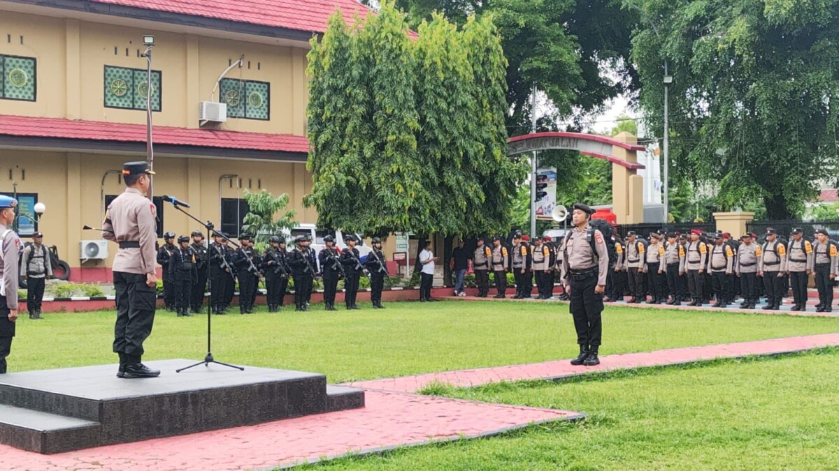 Polres Maros Turunkan 286 Personel Amankan TPS Pilkada