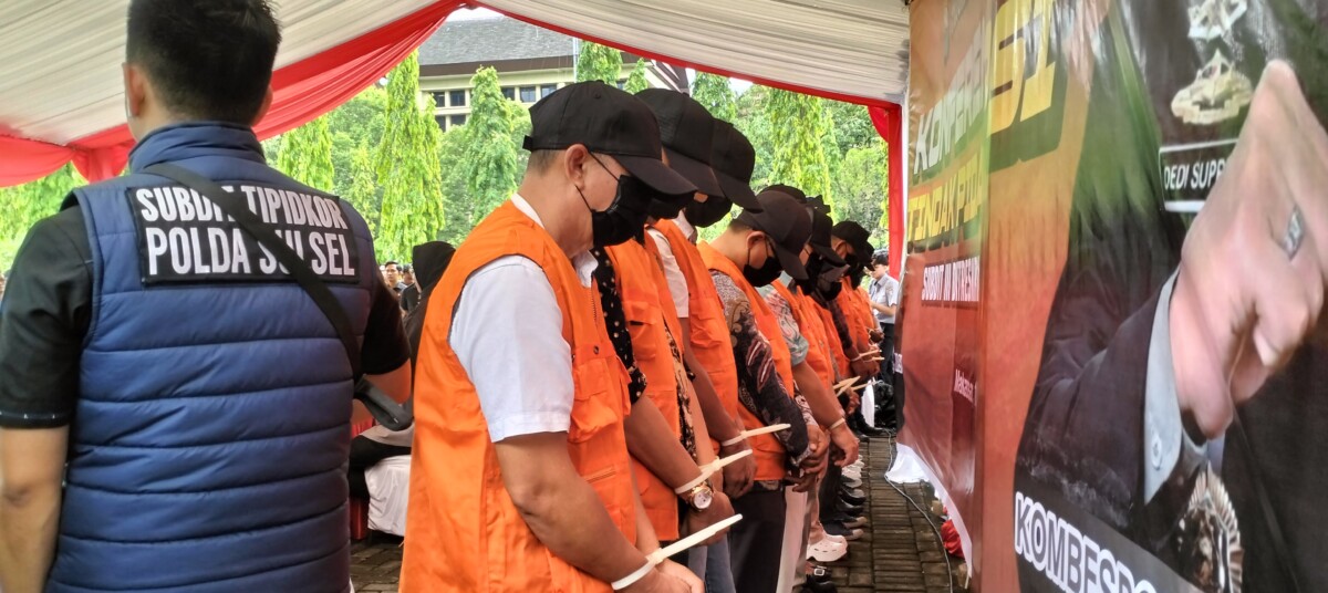 Polda Sulsel Tetapkan 21 Tersangka Korupsi, Rp 2,2 M Lebih Uang Disita