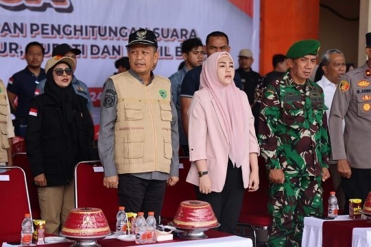 Wakil Ketua DPRD Barru Hadiri Apel Siaga Pemilu Damai 2024