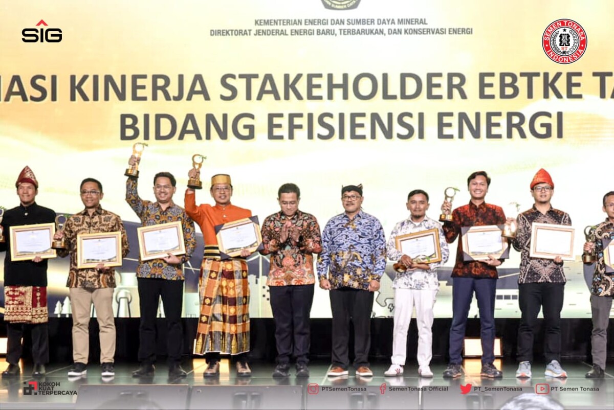 Dukung EBTKE, Semen Tonasa Raih Penghargaan Kementerian ESDM