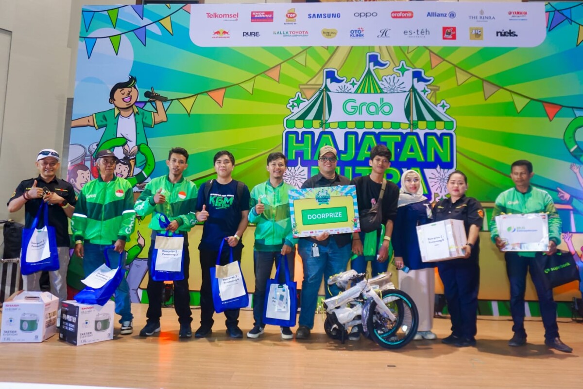 Ribuan Mitra Grab Makassar Ikuti HAJATAN Syukur Bersama Keluarga