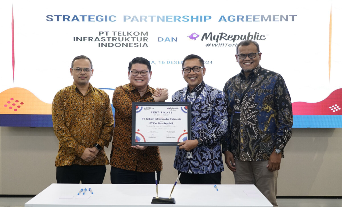 PT Telkom Infrastruktur Indonesia dan MyRepublic Berkolaborasi Hadirkan Akses Internet Berkualitas