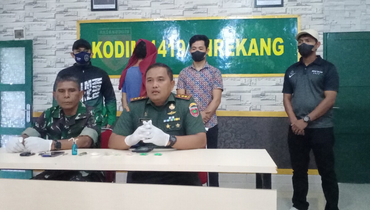 Anggota Intel Kodim 1419/Enrekang Ringkus Pengedar Narkoba