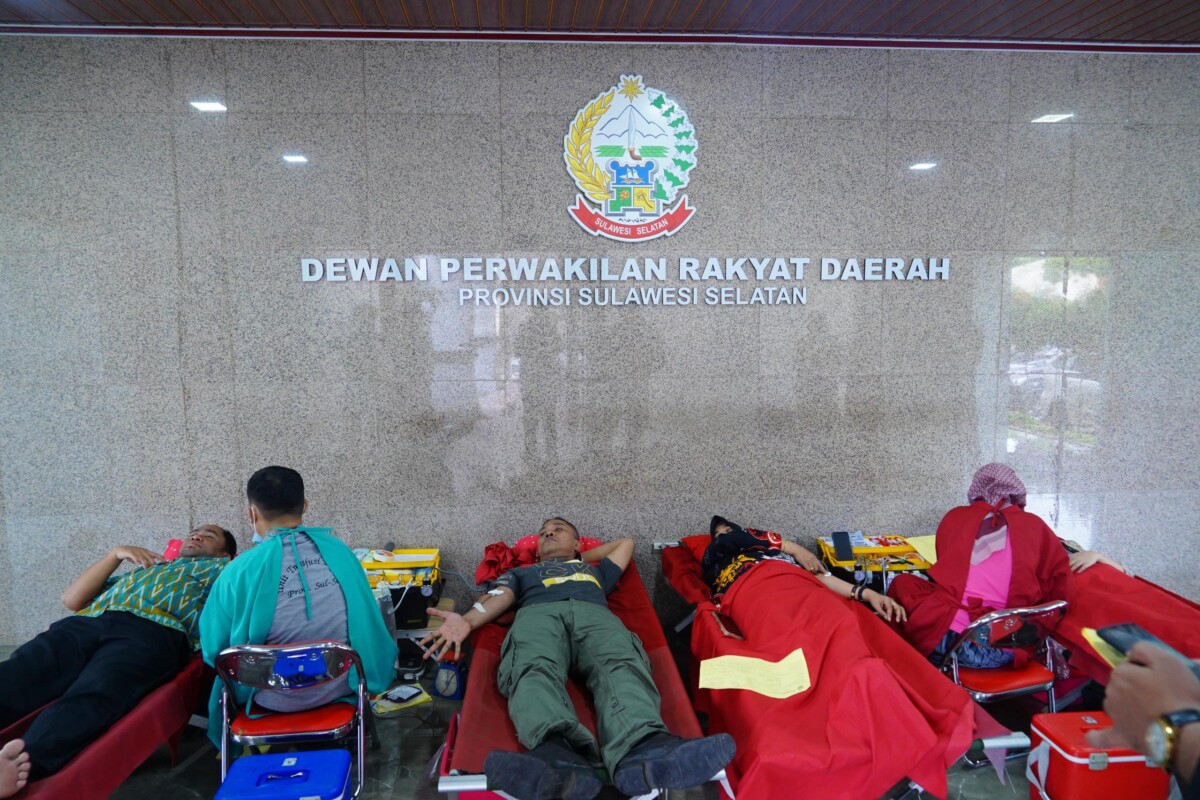 Wujud Kepedulian ke Sesama, Sekretariat DPRD Sulsel Gelar Donor Darah