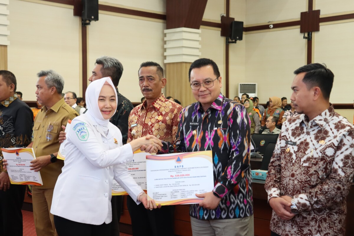Rapat Bersama Menko PMK, Pemkab Wajo Terima Dana Operasional Penanganan Tanggap Darurat
