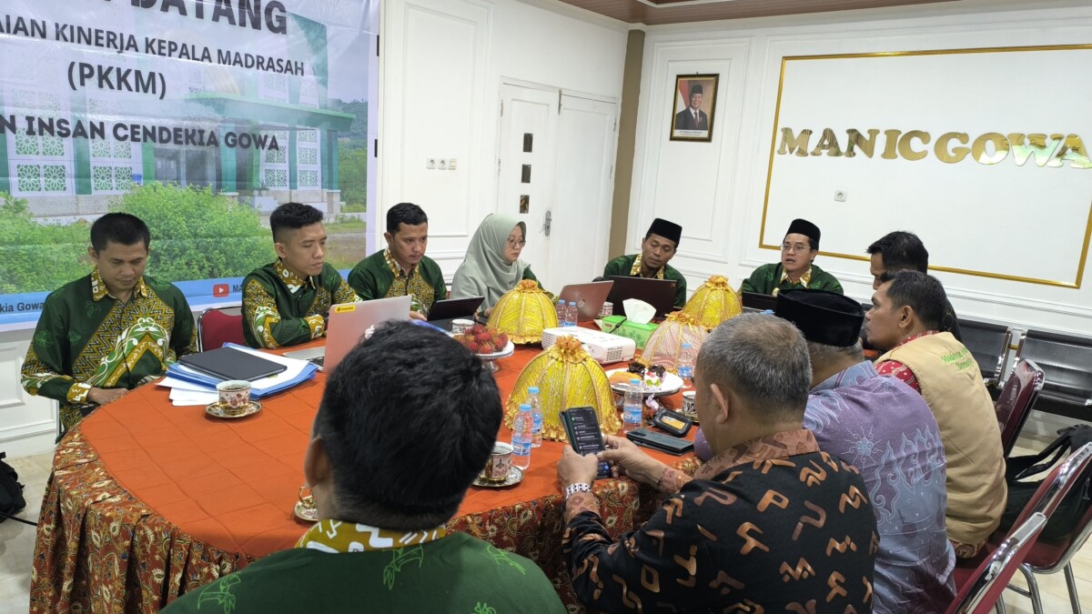 Kinerja Kepala MAN IC Gowa Dinilai, Momentum Peningkatan Kualitas Pendidikan Madrasah 