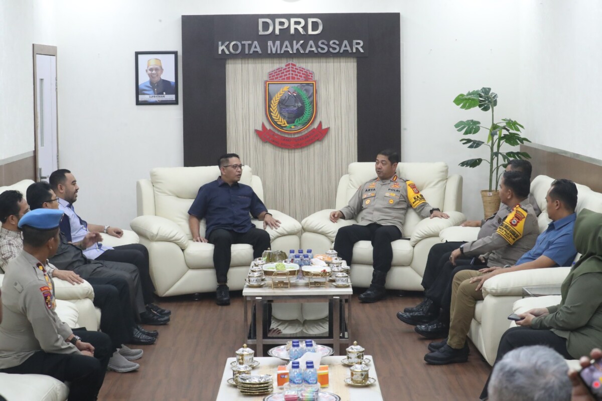 Pimpinan DPRD Sambut Kunjungan Kapolrestabes Makassar Baru