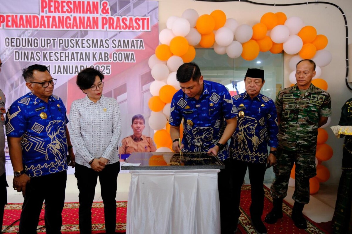 Adnan-Kio Tuntaskan Tiga Pembangunan Puskesmas di Gowa