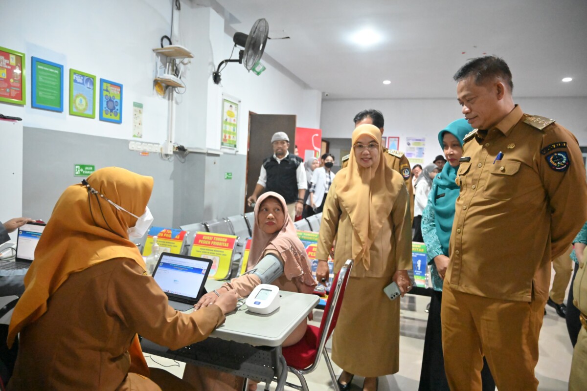 Pj Gubernur Sulsel Launching Program Pemeriksaan Kesehatan Gratis di Puskesmas Tamalate