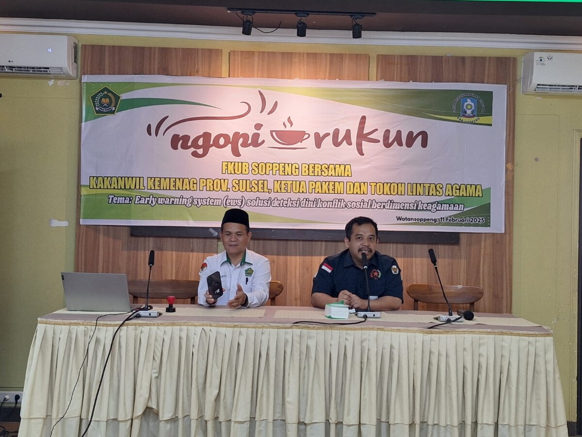 FKUB Sosialisasi Early Warning System, Upaya Pencegahan Konflik Keagamaan di Soppeng