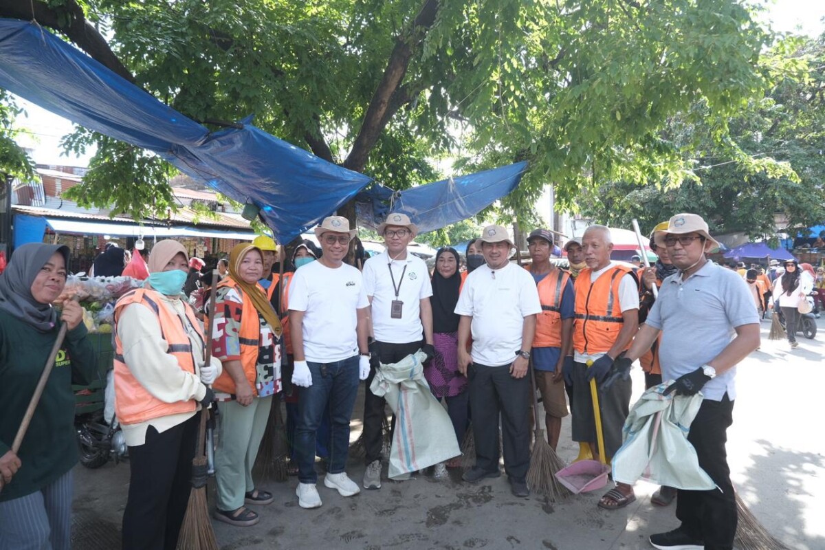 HPSN 2025, Pemkab Gowa Aksi Bersih di Pasar Minasa Maupa