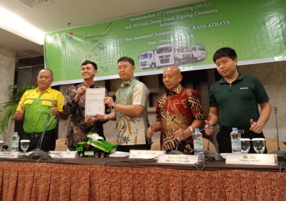 Langkah Besar di Dunia Pertambangan, PT Mas Automobil Sejahtera dan PT Rava Athaya Jalin Sinergi Strategis