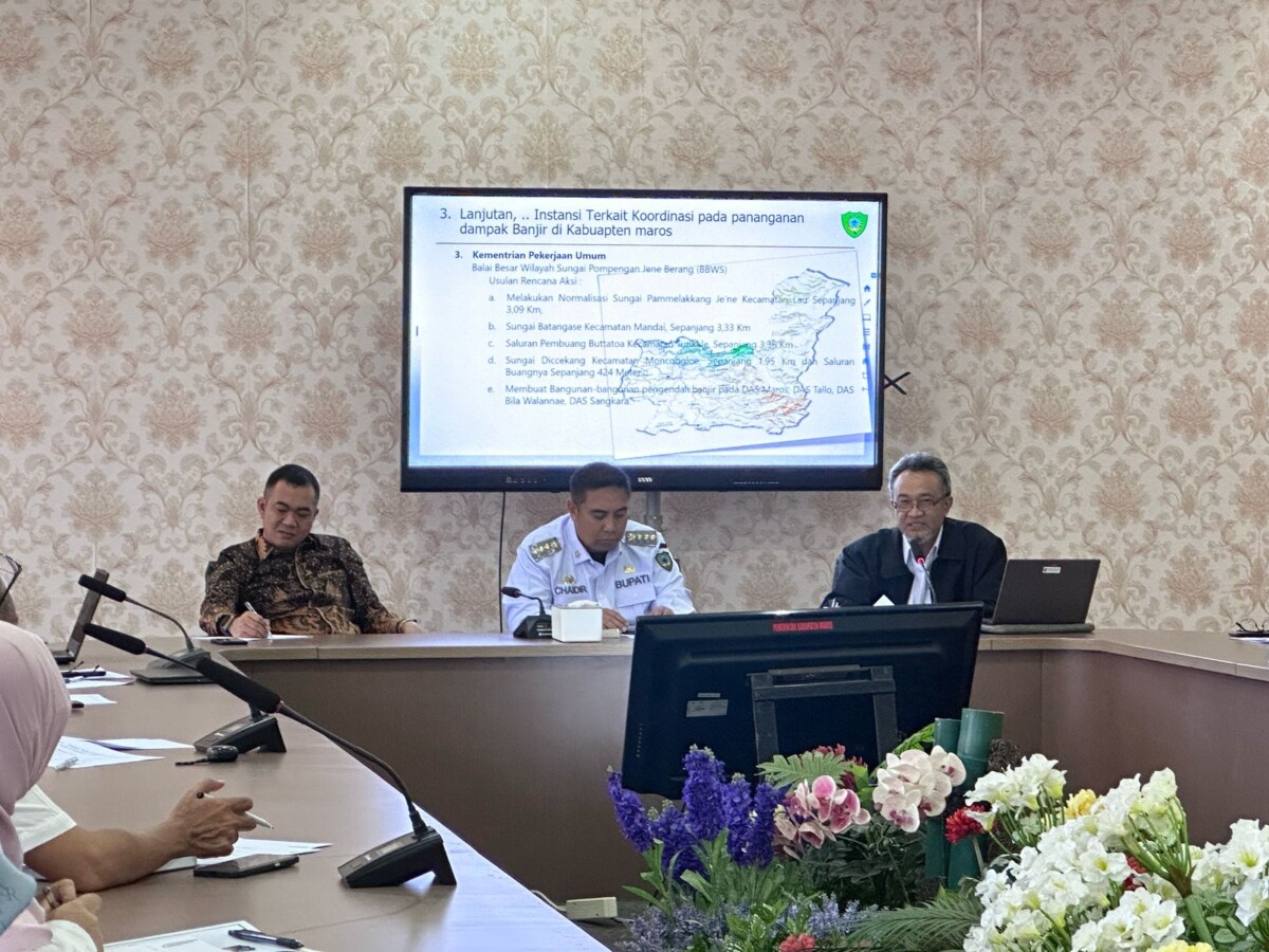 Atasi Banjir, BBWS Pompengan Jeneberang Segera Keruk Sungai Maros