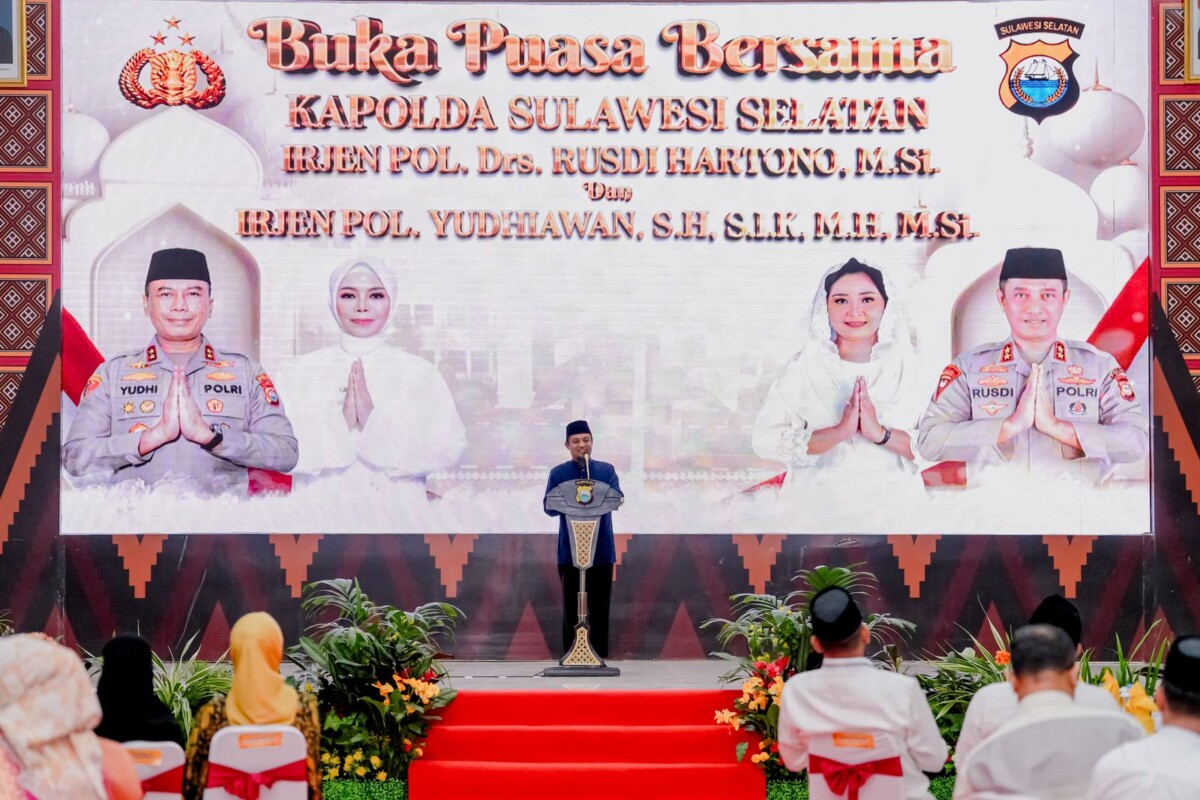 Buka Puasa Bersama Kapolda, Gubernur Sulsel Tekankan Sinergi Pembangunan dan Keamanan