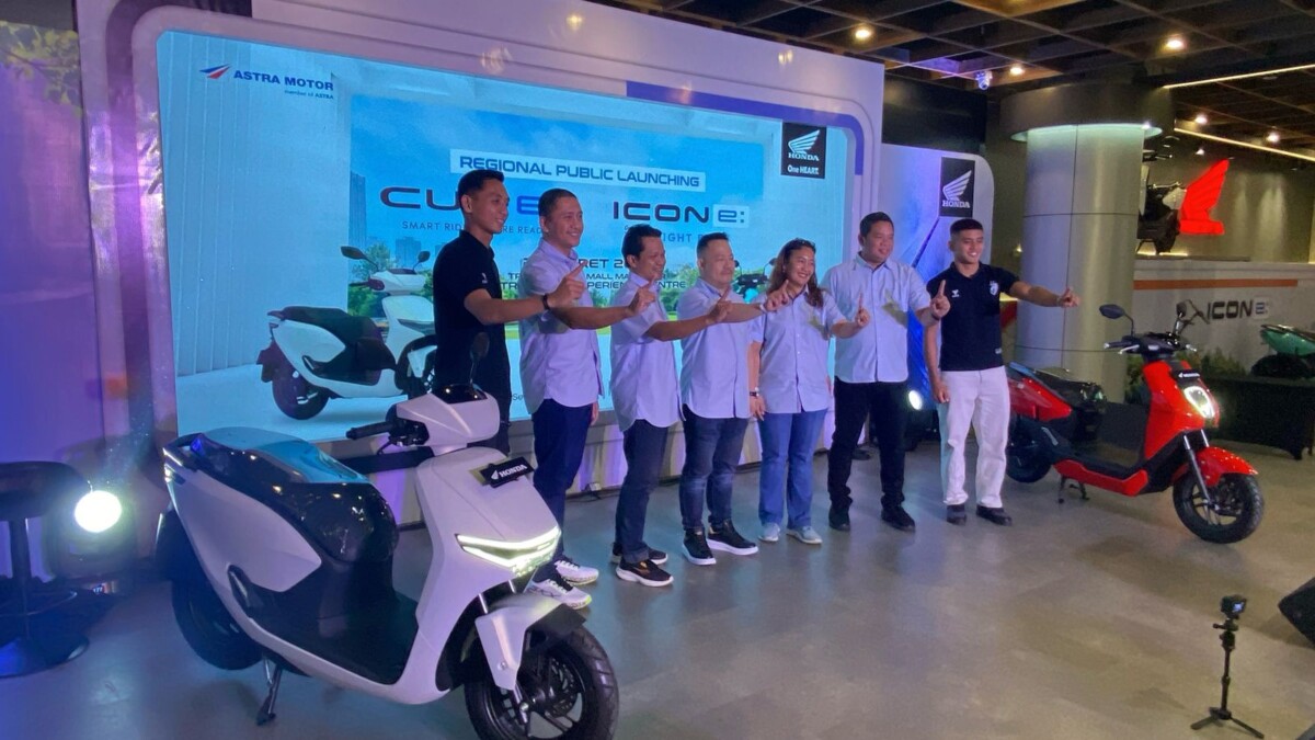 Asmo Sulsel Resmi Melaunching Honda CUV e: dan ICON e: