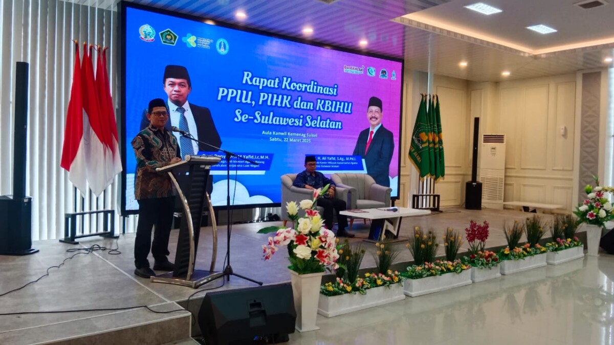 Tenaga Ahli Menag Ajak PPIU, PIHK dan KBIHU se-Sulsel Sukseskan Penyelenggaraan Haji 