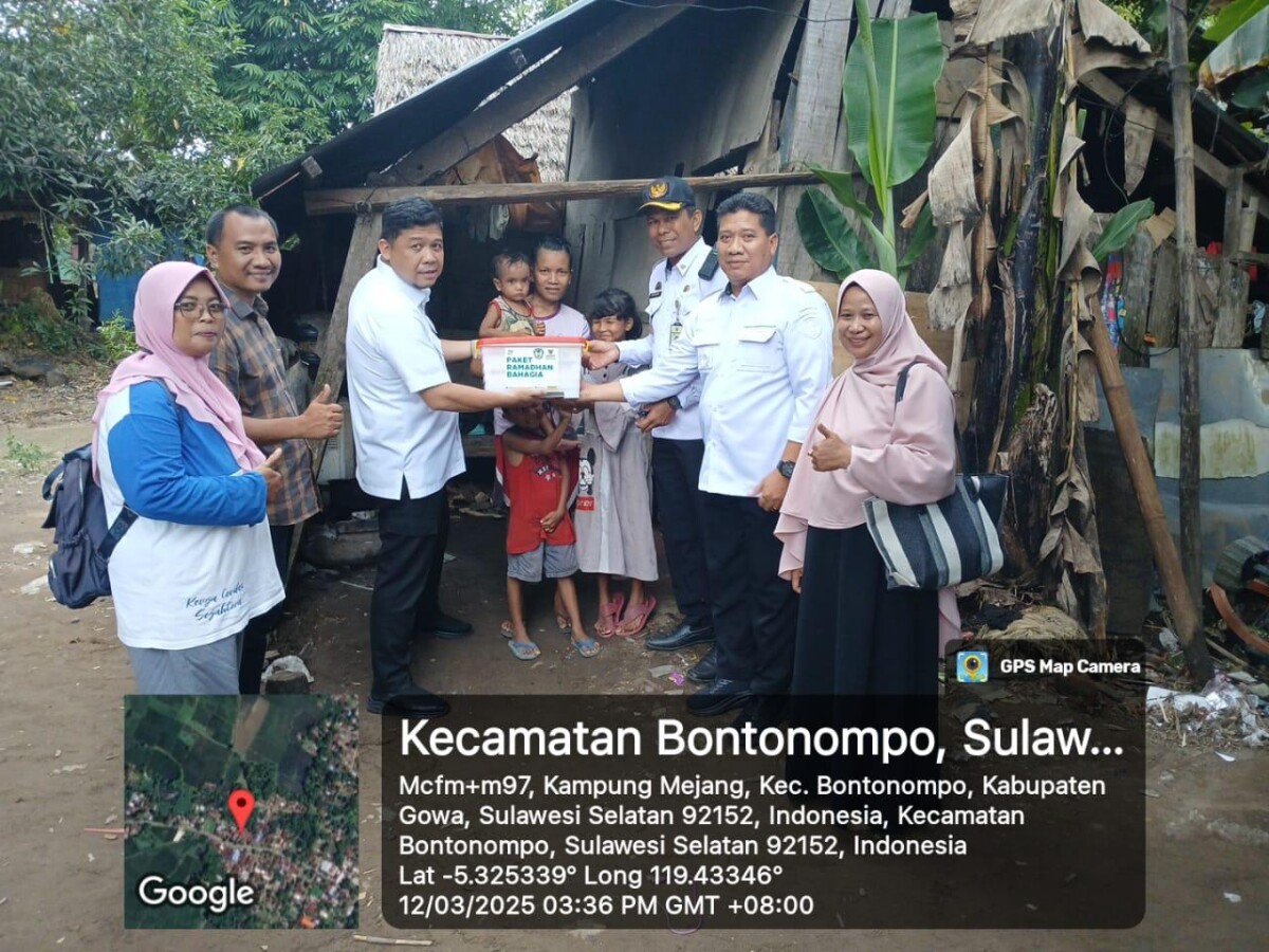 Dukung Program Orangtua Asuh, Kepala Inspektorat Gowa Kunjungi Keluarga Miskin Ekstrim di Kampung Mejang