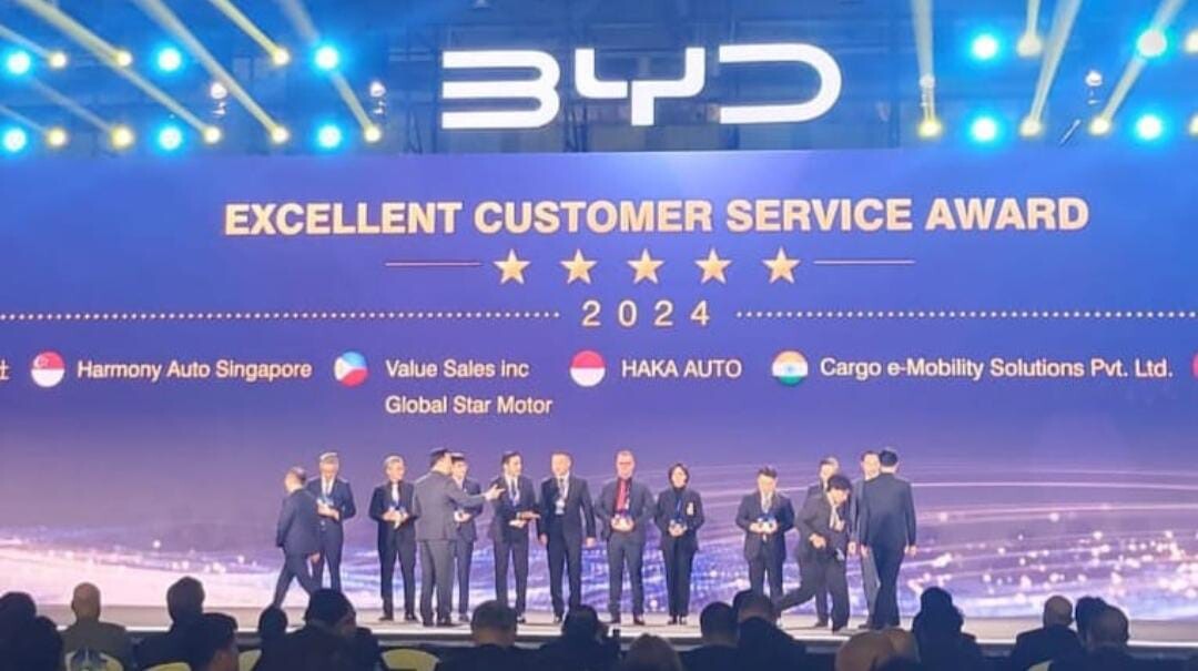 BYD Haka Auto Borong Enam Penghargaan di BYD Asia Pacific 2025 Dealer Conference