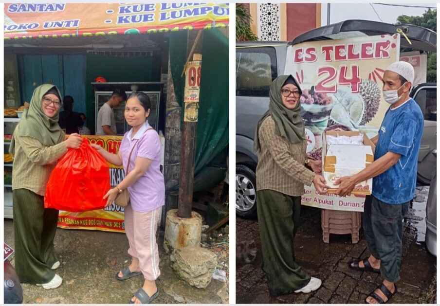 Jumat Berbagi, PT GMTD Bagikan Paket Nasi dan Takjil Berbuka Puasa