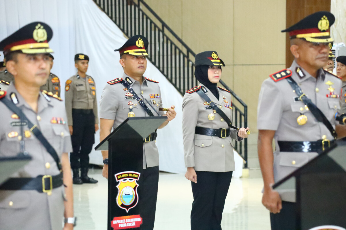 Empat PJU dan 12 Kapolres Jajaran Polda Sulsel Berganti