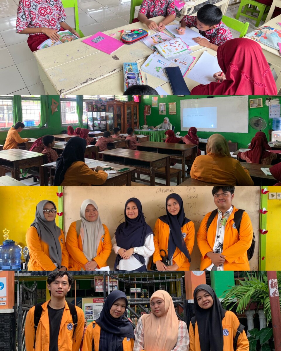 Mahasiswa  Bahasa Inggris, UNM, Observasi di Dua SD