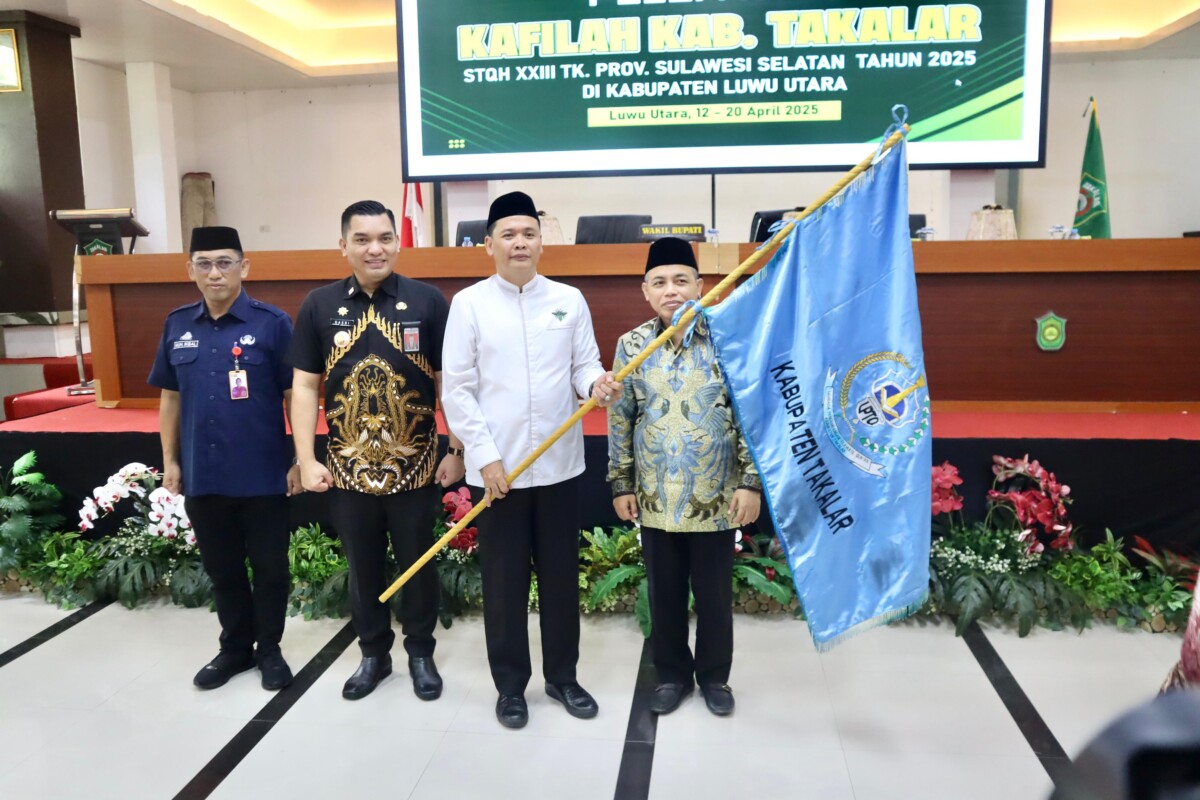 Wabup Takalar Lepas Kontingen Kafilah Menuju STQH ke-XXIII Tingkat Sulsel