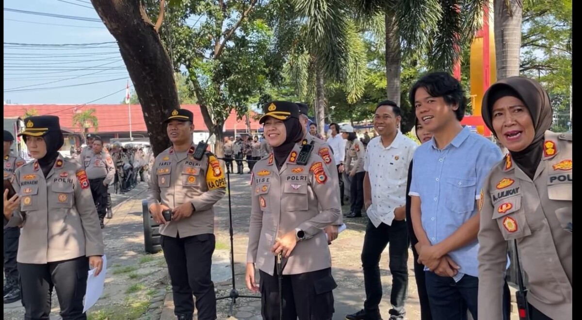 Kapolres AKBP Rise Pantau Latihan Dalmas, Pastikan Personel Siap Cegah Gangguan Kamtibmas