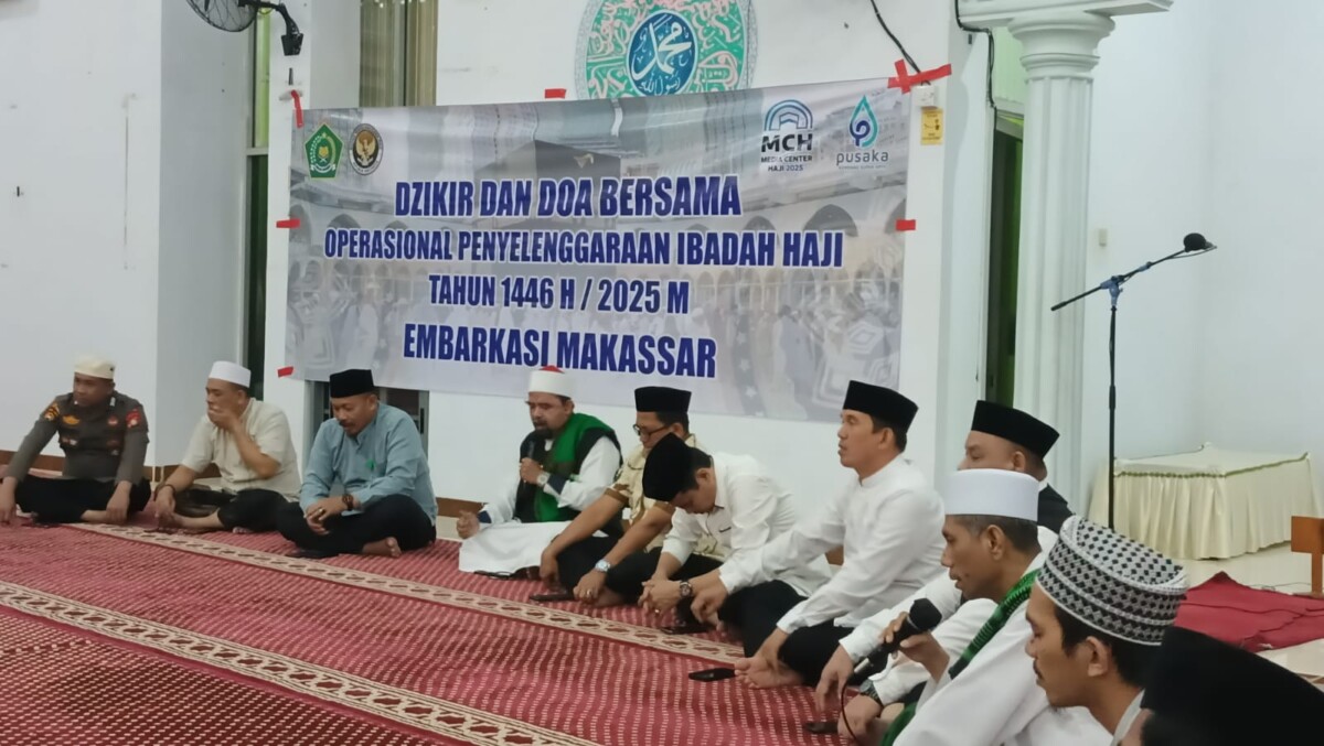 PPIH Embarkasi Makassar Gelar Zikir dan Doa Bersama untuk Kelancaran Operasional Haji