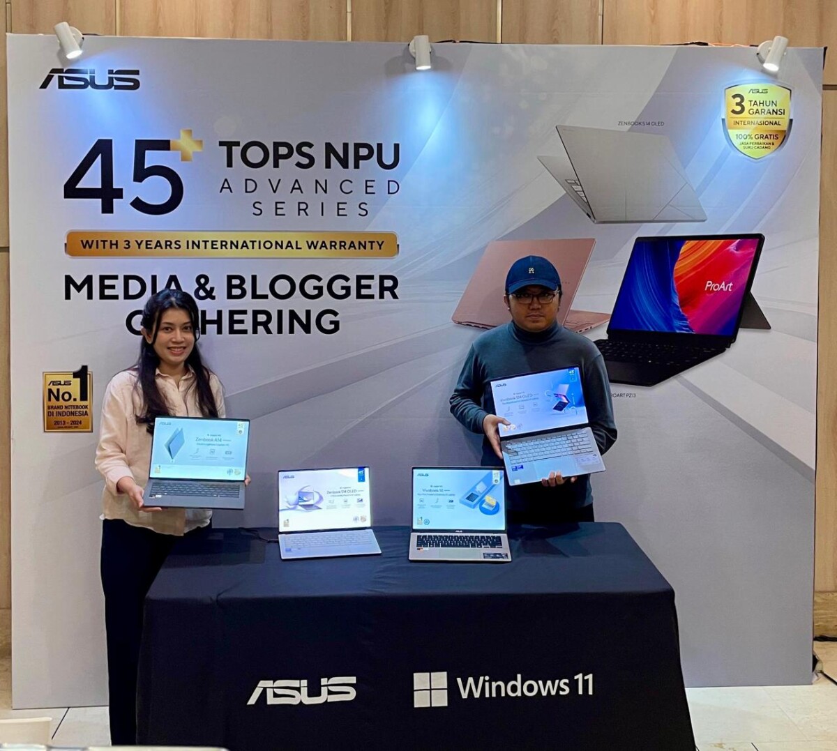 ASUS Dominasi Pasar Laptop AI dengan Jajaran Terlengkap Dibekali Performa 45+ TOPS