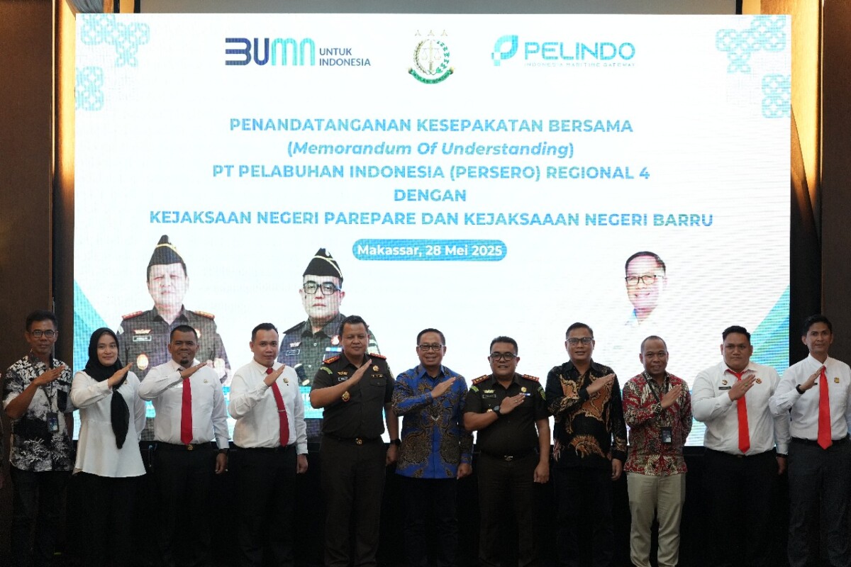 Perkuat Sinergi, Pelindo Regional 4 Teken MoU dengan Kejari Parepare dan Barru