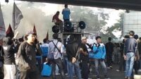 Aksi Unjuk Rasa Buruh di Makassar Berlangsung Aman