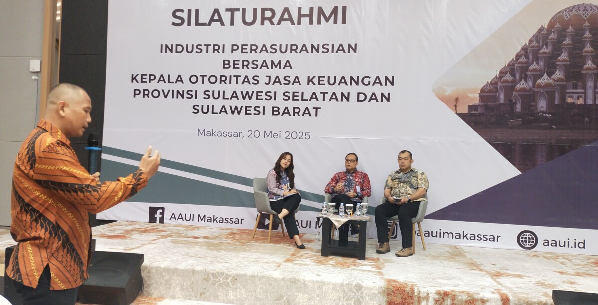 AAUI Makassar dan OJK Sulselbar Perkuat Kolaborasi Dorong Kinerja Industri Asuransi