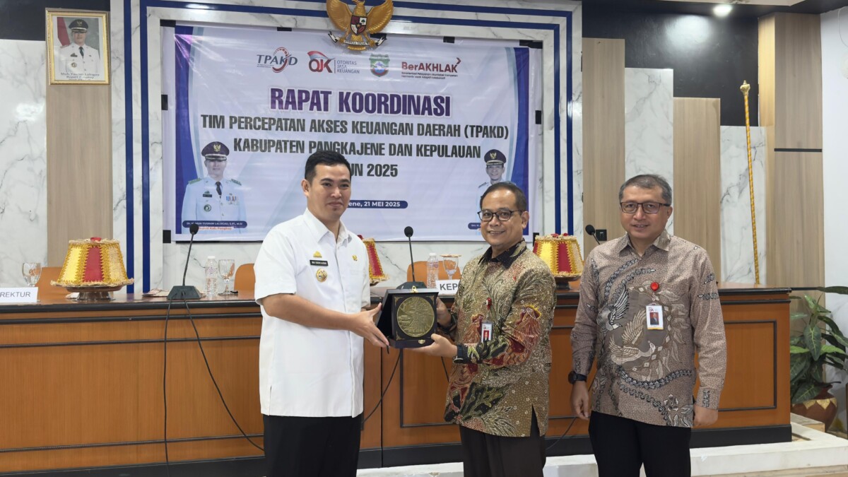 OJK Sulselbar - TPAKD Pangkep Dorong Peluasan Akses Keuangan