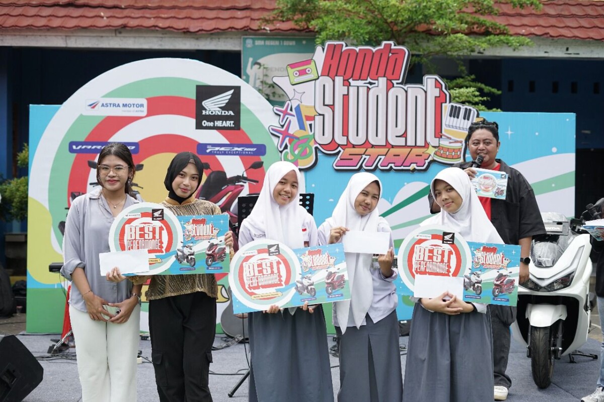 Honda Student Star di SMAN 1 Gowa Berlangsung Meriah, Asmo Sulsel Buktikan Dukungannya pada Dunia Pendidikan