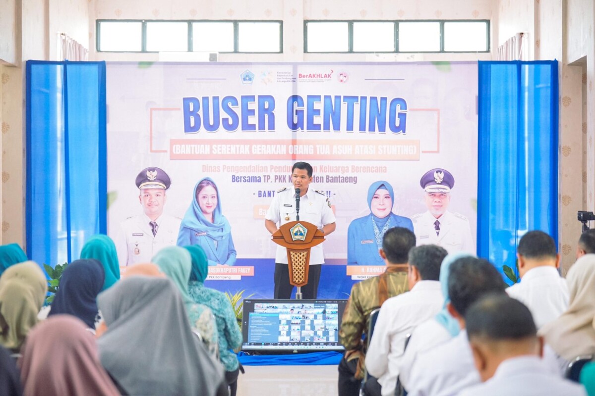 Atasi Stunting, Bupati Bantaeng Uji Nurdin Terima Bantuan Rp 3 Miliar dari Menteri Kependudukan