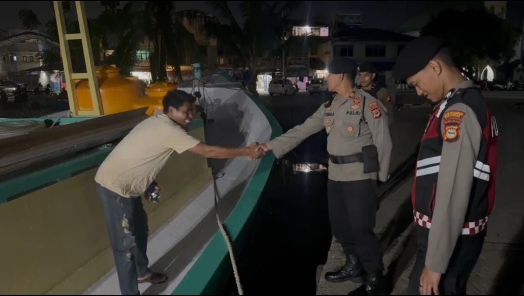 Polres Pelabuhan Makassar Gencar Patroli, Antisipasi Premanisme dan Cegah Kejahatan di Laut
