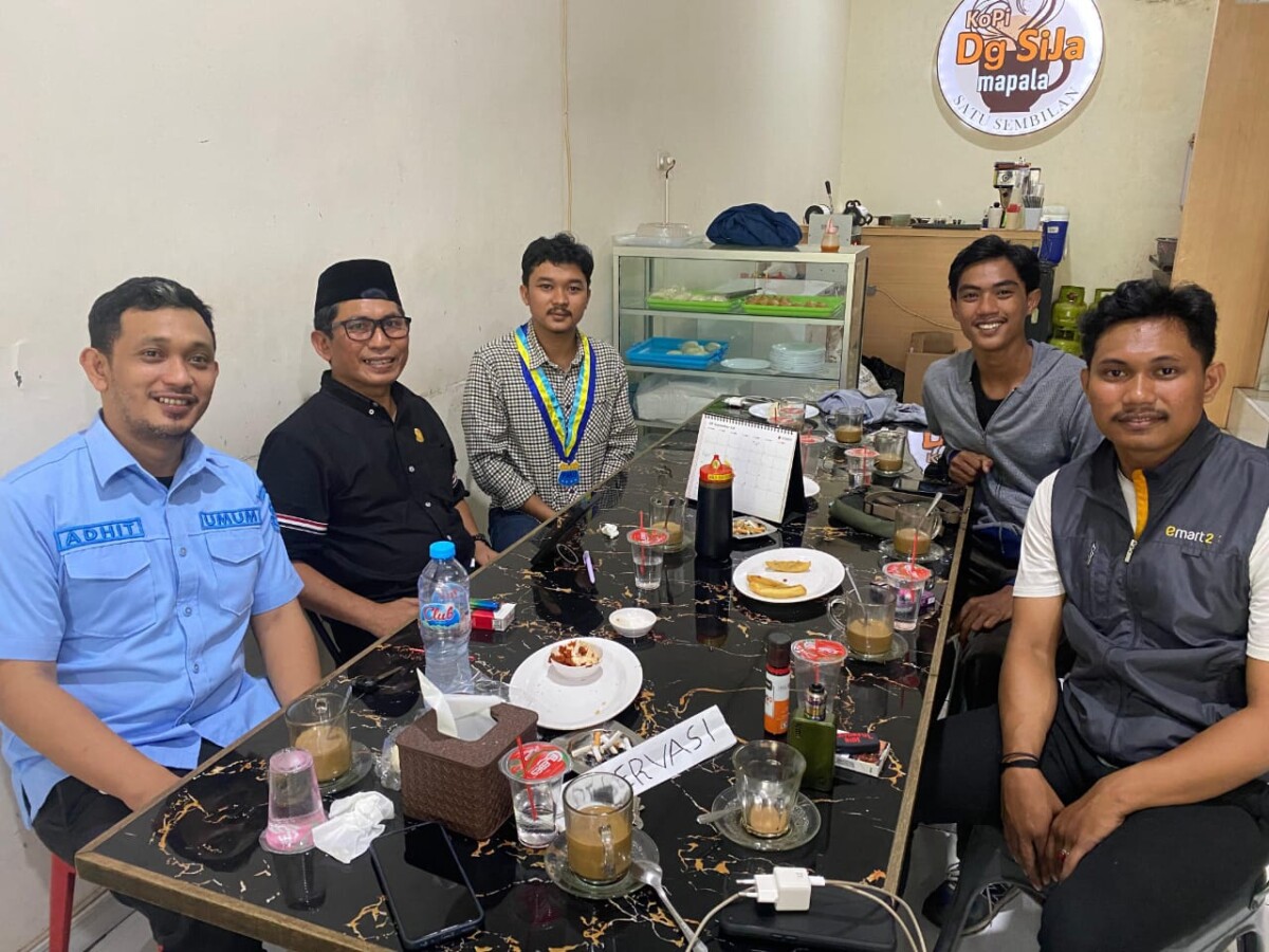PC PMII Makassar Silaturahmi dengan Legislator Muchlis Misbah, Bahas Isu Publik dan Kepentingan Warga