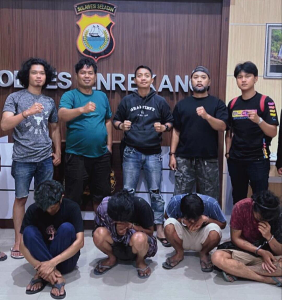 Empat Pelaku Penyalahgunaan Narkoba Ditangkap Satresnarkoba Polres Enrekang