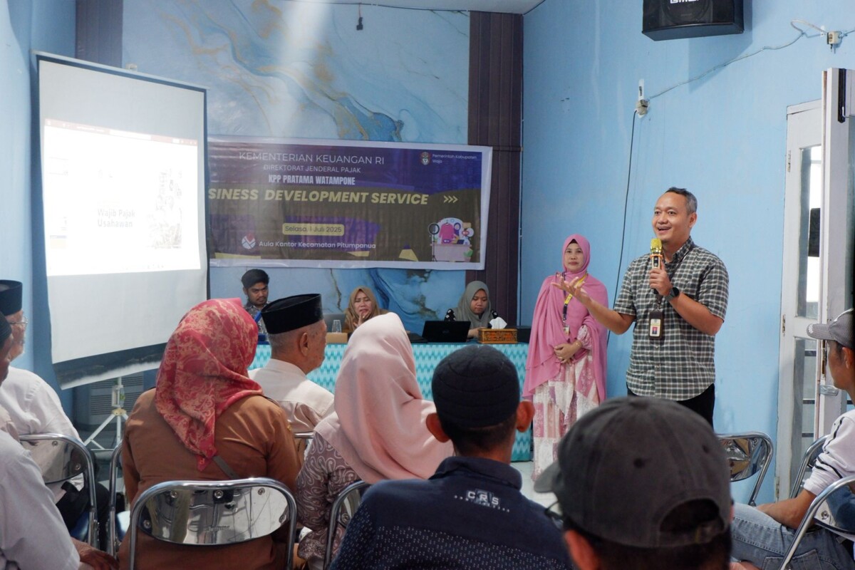 KPP Watampone dan KP2KP Sengkang Dorong UMKM Tumbuh Lewat Business Development Service