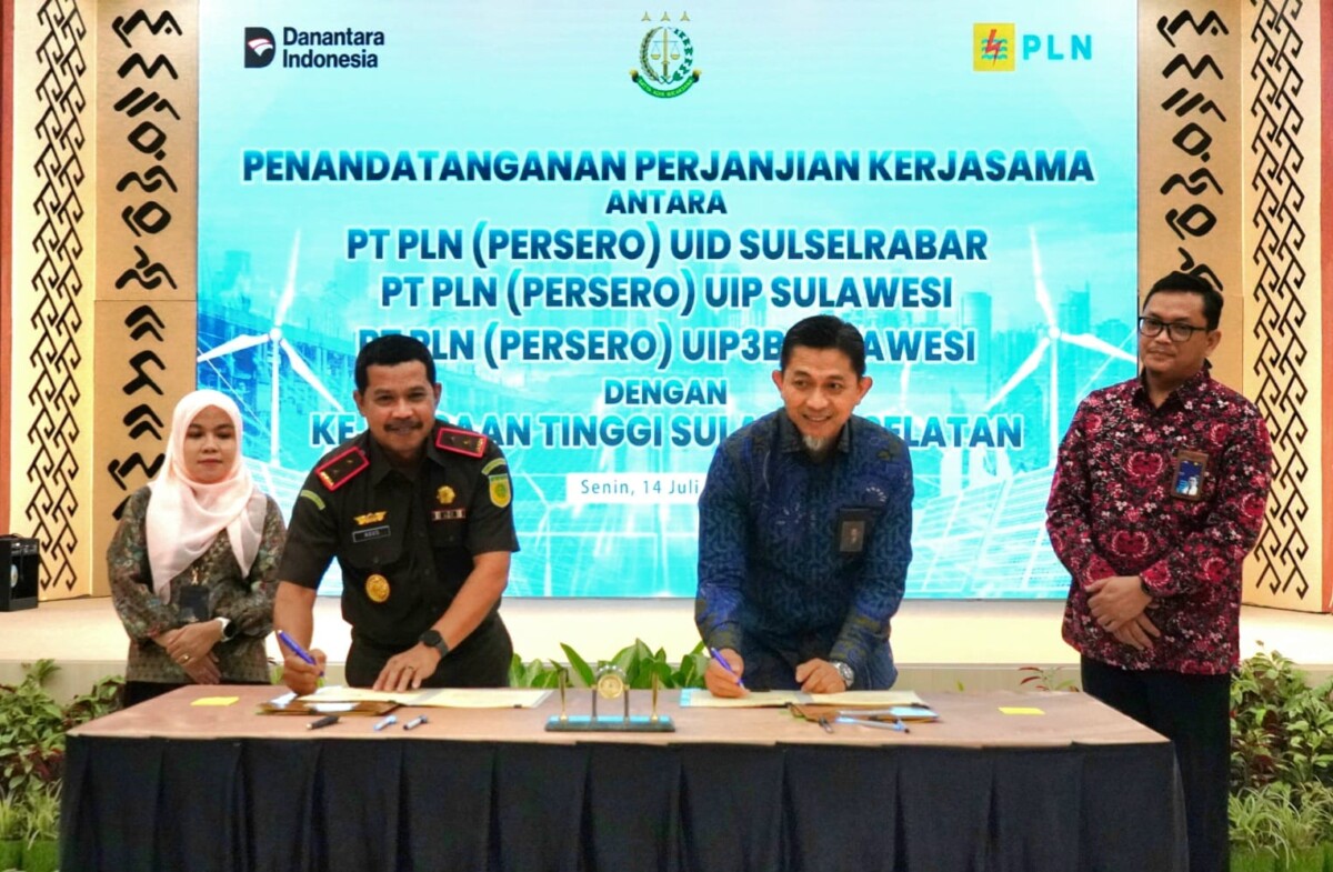 Listrik Untuk Rakyat, PLN UID Sulselrabar Teken PKS dengan Kejaksaan Tinggi se-Sulselrabar untuk Wujudkan Kedaulatan Energi