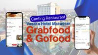 Canting Restaurant-Vasaka Hotel Makassar Kini Hadir di Aplikasi Pesan Antar Digital