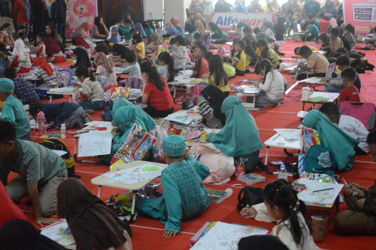 Alfamart Ajak 1.000 Anak Asah Kreativitas Lewat Lomba Mewarnai