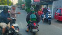 Jaga Keselamatan Anak Bangsa Sejak Dini, Lantas Polsek Wajo Siaga di Depan Sekolah