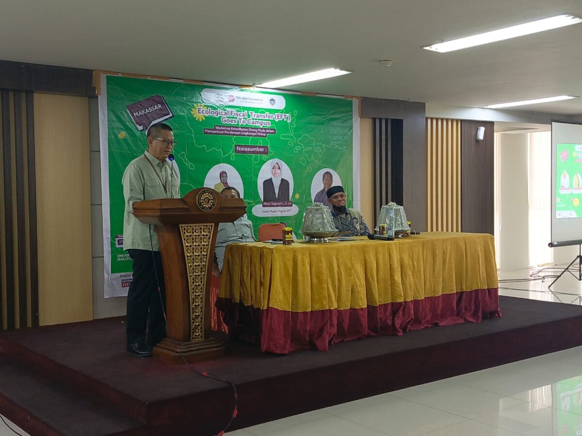 FIS UNM Gelar Seminar "EFT Goes to Campus," Dorong Peran Anak Muda dalam Pendanaan Lingkungan di Sulsel