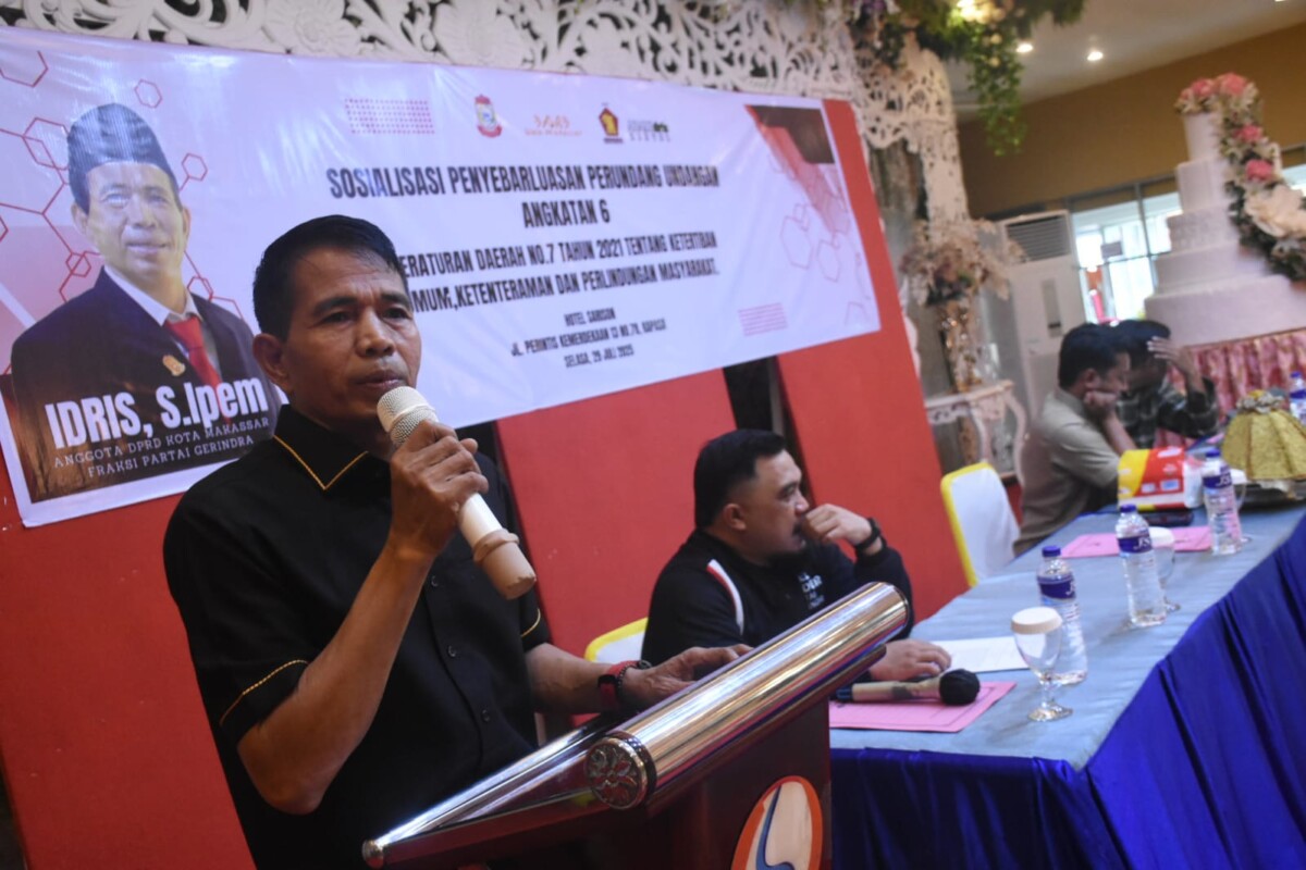 Idris Sosialisasi Ketertiban Umum, Ketentraman dan Perlindungan Masyarakat