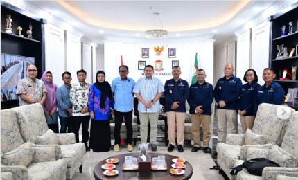 Kepala Dinas Pertanahan Dampingi Wali Kota Terima Kunjungan Tim Bakamla RI