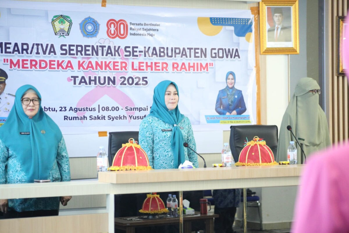 Fasilitasi Pemeriksaan Pap Smear, PKK Gowa Lindungi Perempuan dari Kanker Rahim