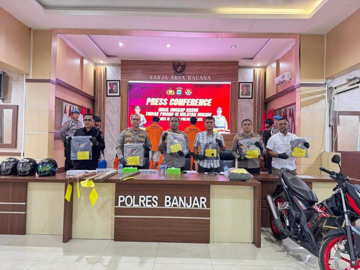 Tidak Butuh Waktu Lama, Polres Banjar Ungkap Dua Kasus Menonjol di Wilayah Hukumnya
