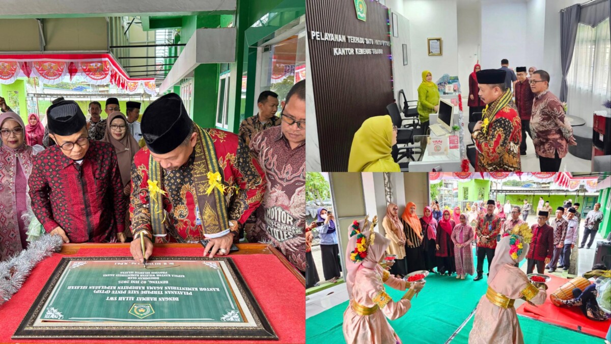 Kakanwil Resmikan PTSP Kemenag Selayar
